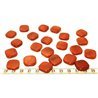 Tagua carre 15mm marron