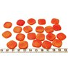Tagua carre 15mm orange