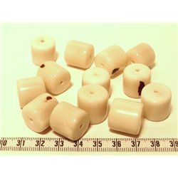Tagua cylindre blanc x1