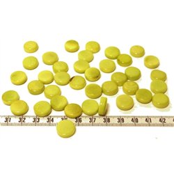 Tagua disque 13mm vert