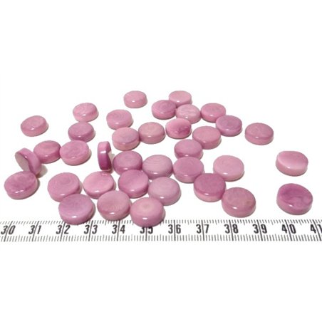 Tagua disque 13mm violet