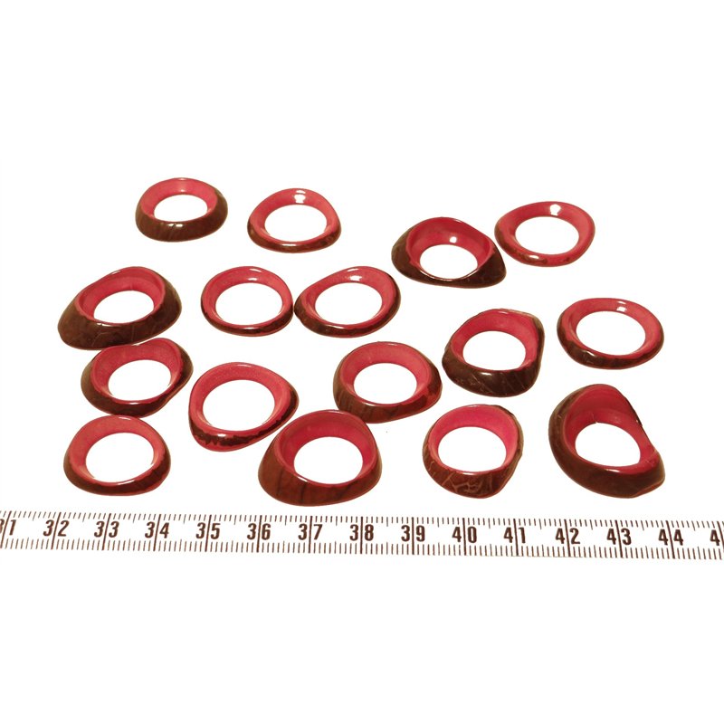 Tagua donut petit rose x1