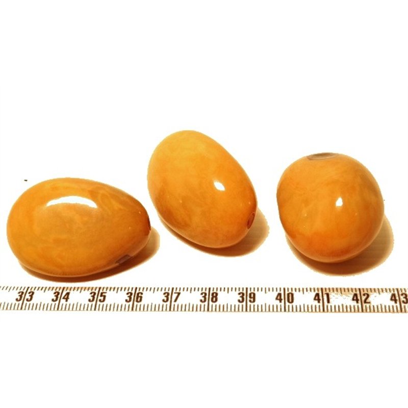 Tagua graine orange x1