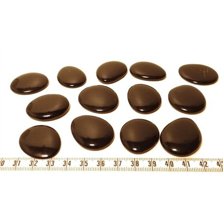 Tagua lame  marbrée  moyenne noir