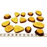 Tagua lame épaisse petite jaune x1