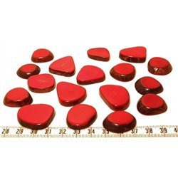 Tagua lame épaisse   petite rouge