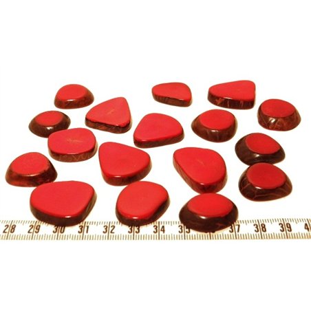 Tagua lame épaisse   petite rouge