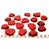 Tagua lame épaisse   petite rouge
