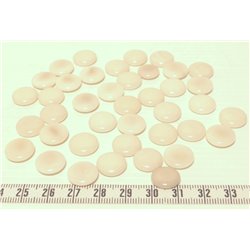 Tagua lentille 12mm blanc