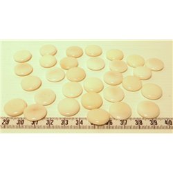 Tagua lentille 16mm blanc