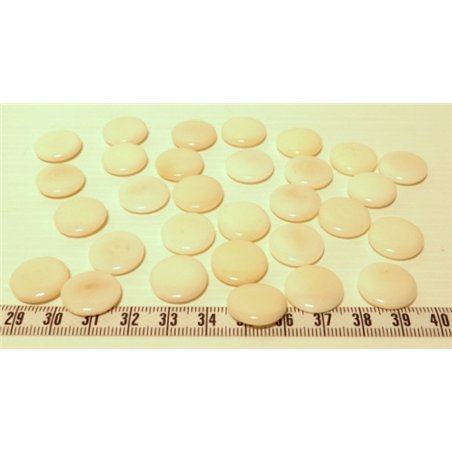Tagua lentille 16mm blanc