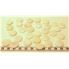 Tagua lentille 16mm blanc
