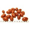 Tagua olive 15mm marron x1