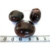 Oeil de bourrique marron foncé poli