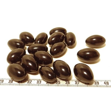 Tagua olive 15mm noir x1