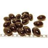 Tagua olive 15mm noir x1