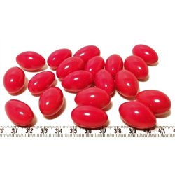 Tagua olive 26mm rouge