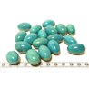 Tagua olive 26mm bleu