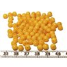Tagua perle 5mm jaune x1