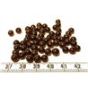 Tagua perle  5mm noir
