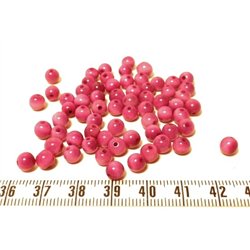 Tagua perle  5mm violet