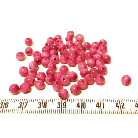 Tagua perle  5mm violet