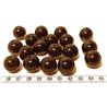 Tagua perle 15mm noir