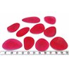 Tagua pétale grande rouge