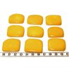 Tagua plaque jaune x1