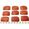 Tagua plaque marron x1