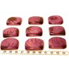 Tagua plaque  marbrée violet