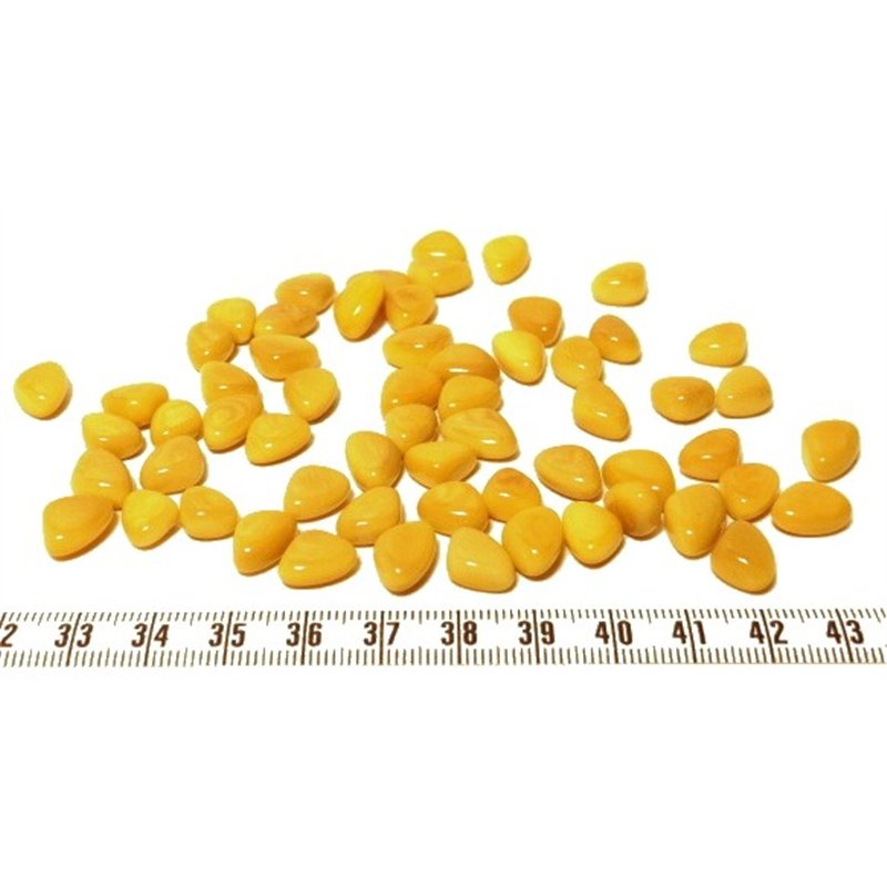 Tagua rocaille jaune x1