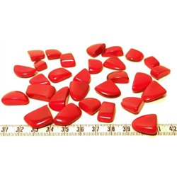 Tagua éclat rouge