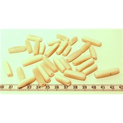 Tagua tube blanc