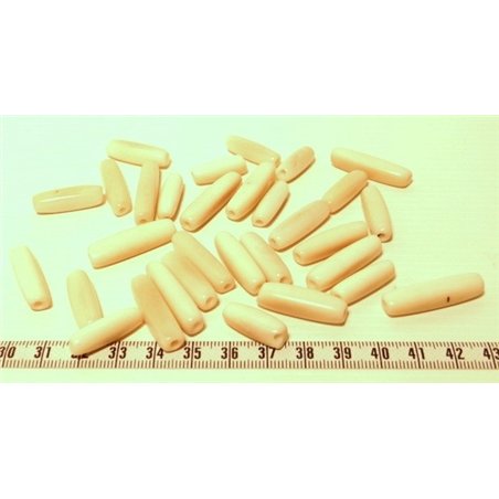 Tagua tube blanc