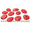 Tagua lame  marbrée  moyenne rose