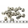 Intercalaire cylindre style tibétain argent