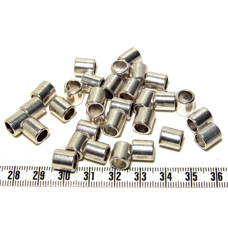 Intercalaire cylindre argent