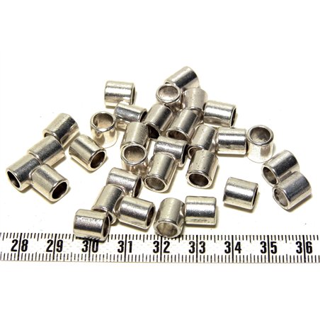 Intercalaire cylindre argent