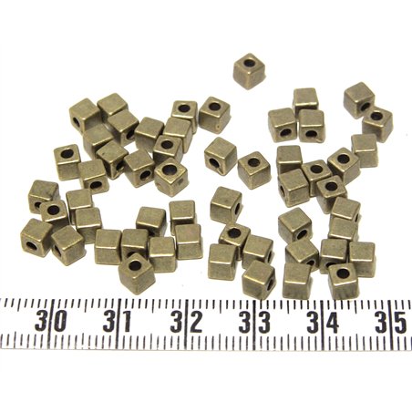 Intercalaire cube petit bronze