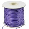 Fil polyester ciré violet 1mm x 1m