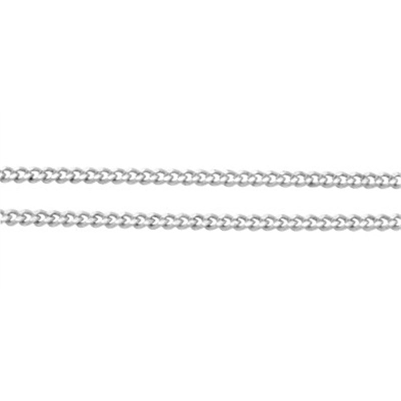 Chaîne torsadée 1mm argentée x 1m