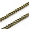 Chaîne torsadée 1mm bronze x 1m