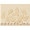 Tagua goutte blanc