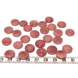 Tagua lentille 12mm violet