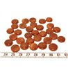 Tagua lentille 12mm marron