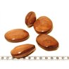 Tagua graine bombée marron