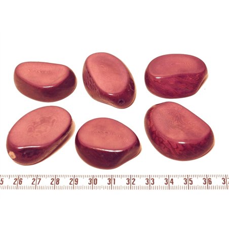 Tagua tranche violet x1