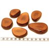 Tagua tranche marron x1