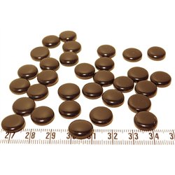 Tagua lentille 12mm noir